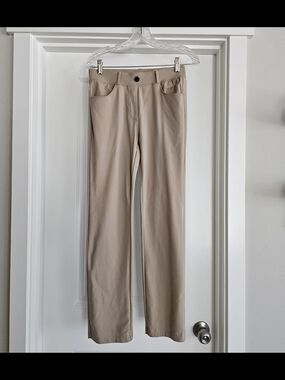 Baleaf Women's Tan Straight-Leg Chinos